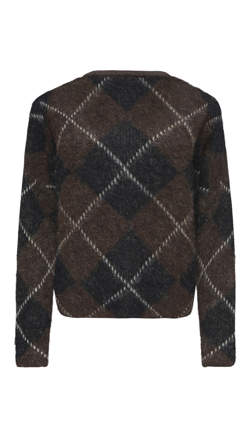 Gilet Maille Coffee Bean ONLNOEME ONLY - 8 | TOP